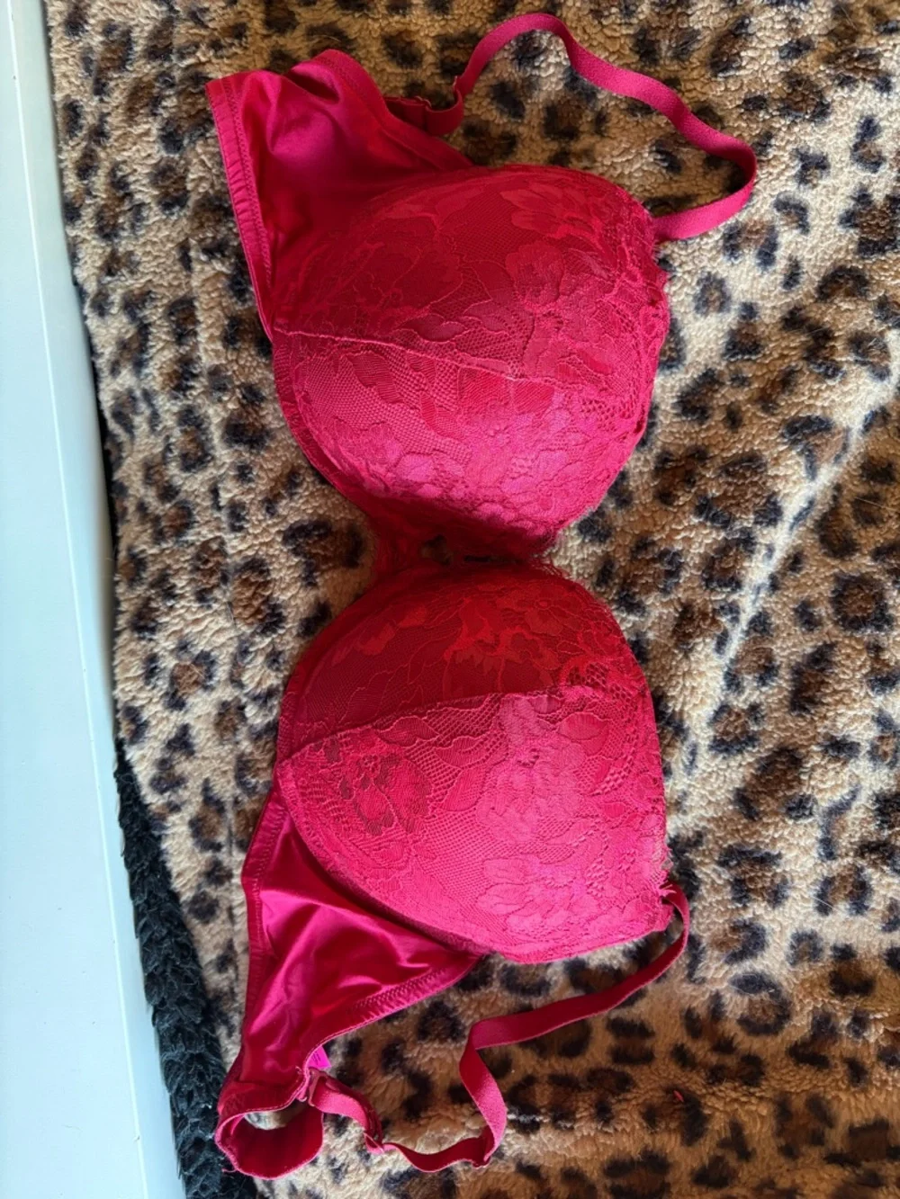 La SENZA Red Lace Bra - Picture 1 of 4